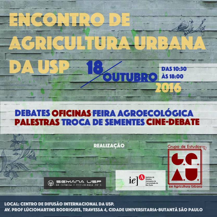 encontro de agricultura urbana da usp